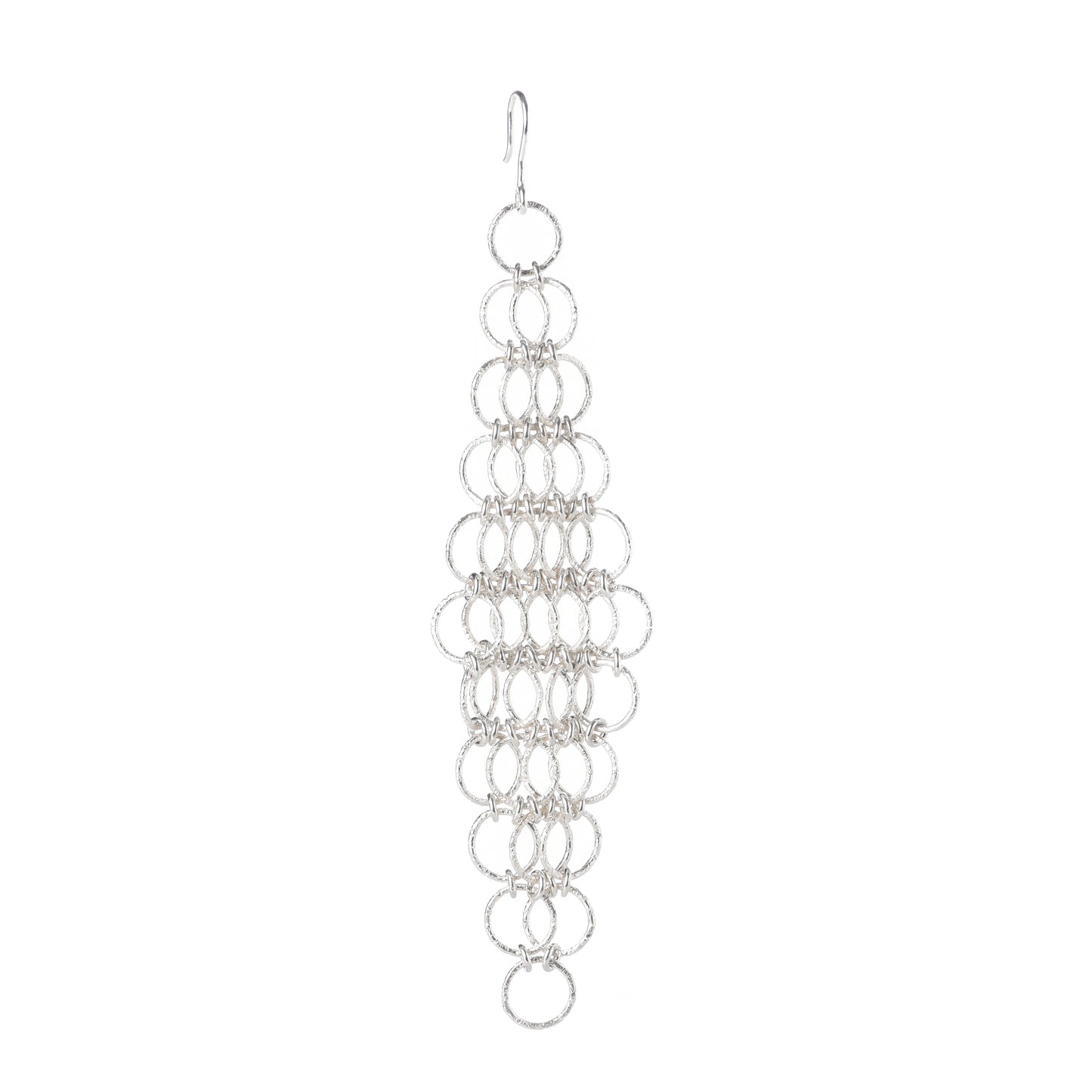 SINGLE CIRCLE CHAIN EARRING