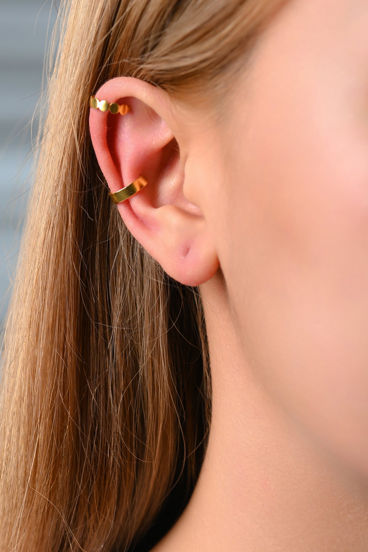 CIRCLE EAR CUFFS