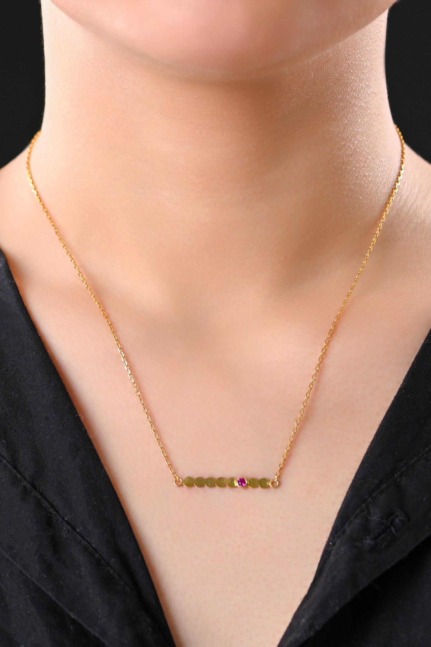 STONE CIRCLE NECKLACE