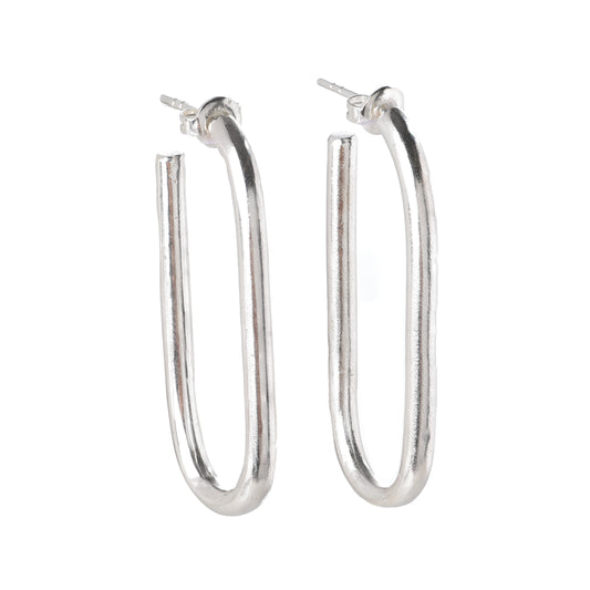 OVAL CONNECTION EARRING