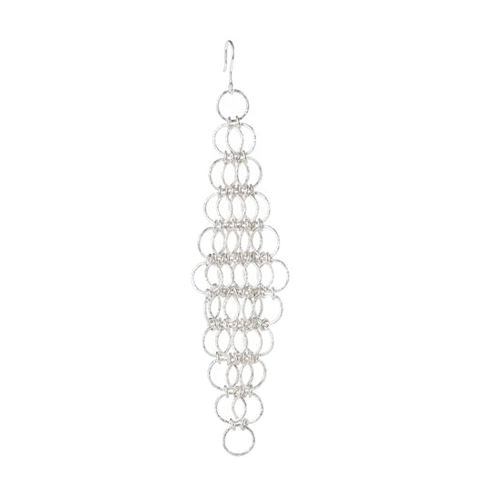 SINGLE CIRCLE CHAIN EARRING