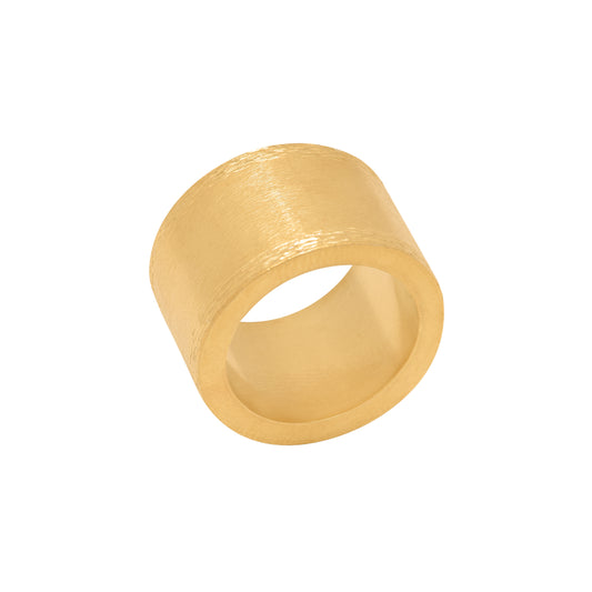 HAMMERED HEM THICK RING